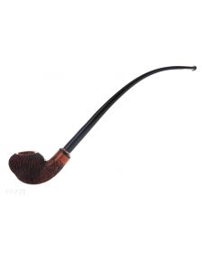 Pfeife Pipe Pipa ALDO VELANI CHURCHWARDEN Calabash liscia marrone Handmade Italy 