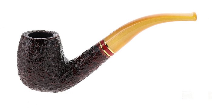 Pipa SAVINELLI St. Nicholas 2024 602 rusticata shape bent - FIltro 9mm - Edizione Limitata