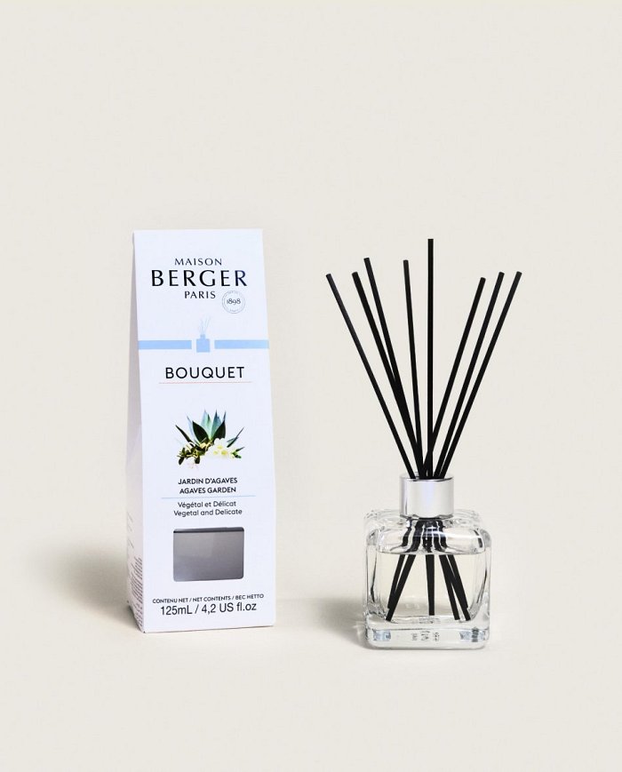 Maison Berger - Bouquet Cube con bastoncini - Jardin d'Agaves 125ml