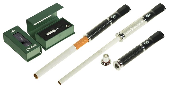 Chacom - Bocchino Twin Cromato Inciso per Sigaretta Classica e Slim