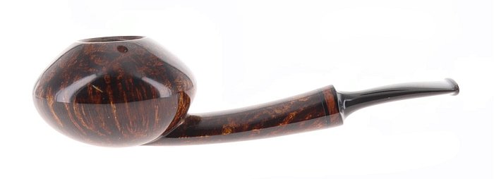 Pipa Piero Vitale * 1 LUNA liscia marrone shape rhodesian