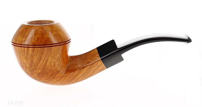 Pipa Mimmo Provenzano GRADO C liscia naturale shape half bent bulldog