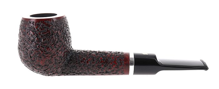 Pipa Ser Jacopo dalla Gemma R1 A SEVILLA 2012 rusticata marrone shape stand up magnum apple vera in argento