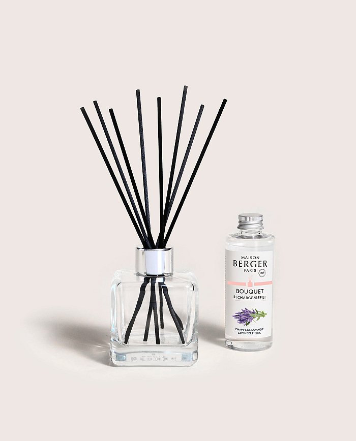 Maison Berger - Bouquet Cube con bastoncini - Champs de Lavande 100ml