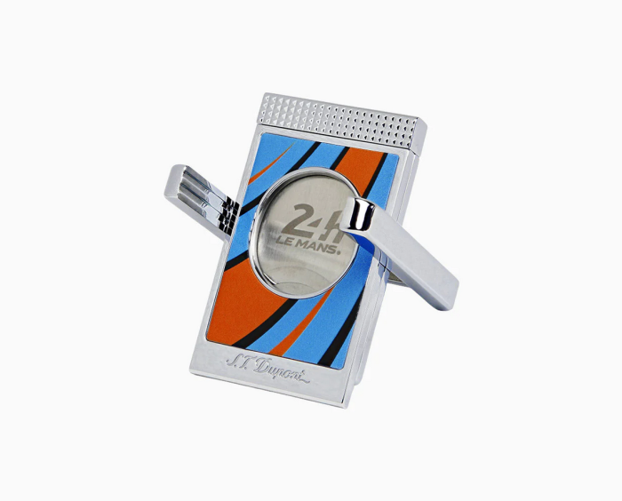 ST Dupont - Tagliasigari Cutter con appoggia sigaro - 24H Le Mans - Limited Edition - Blu/Cromato