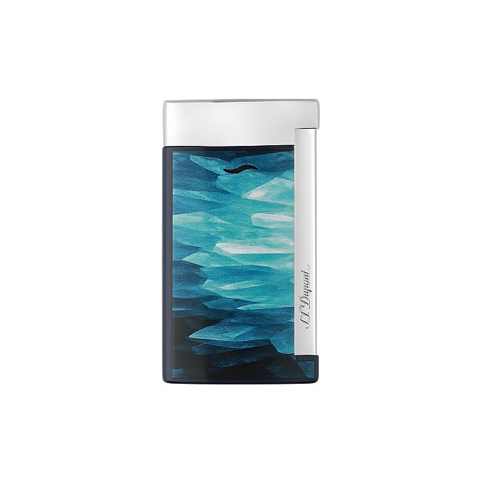 ST Dupont - Linea 7 - Slim Jet - Geode Blu/Cromo