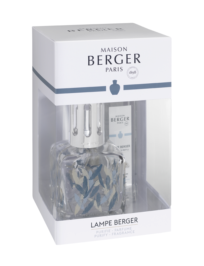 Lampe Berger - Cofanetto GLACON PIUMA con 250ml Caresse de Coton