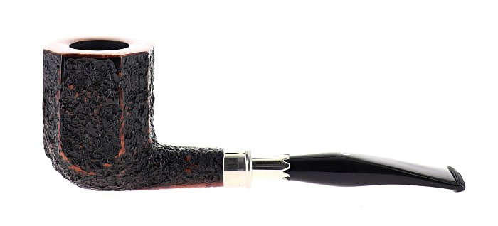 Pipa Ardor GUZZI SPECIAL 100 URANO finissaggio rusticato shape panel billiard spigot in argento