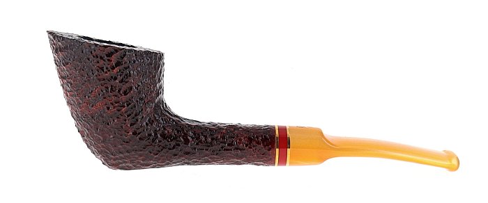 Pipa SAVINELLI St. Nicholas 2024 904 KS rusticata shape half bent dublin - FIltro 6mm - Edizione Limitata