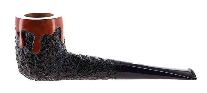 Pipa Castello 100° ANNIVERSARIO TABACCHERIA GUZZI Moccolo di candela rusticata fumè shape stand up billiard Edizione Limitata Numerata N° 13/29
