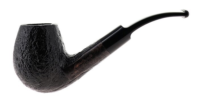 Pipa Mastro Geppetto by Ser Jacopo EXIMIA sabbiata scura shape bent egg 9mm