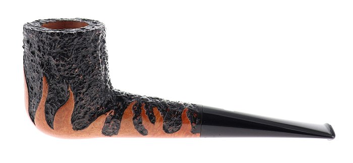 Pipa Castello 100° ANNIVERSARIO TABACCHERIA GUZZI Fiamme rusticata shape stand up fancy billiard Edizone Limitata Numerata N° 1/29
