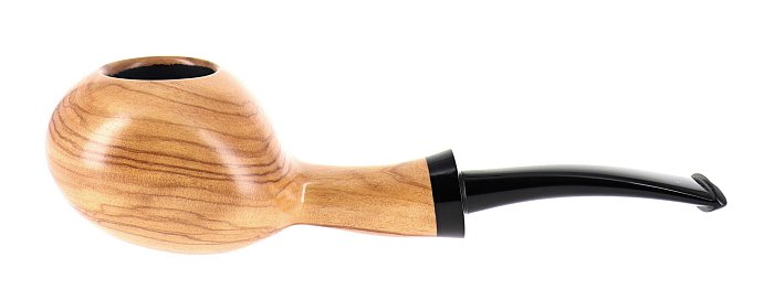 Pipa Mimmo Provenzano GRADO B OLIVO liscia chiara shape tomato semicurva