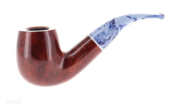 Pipa Savinelli - OCEANO 616 KS liscia bordeaux shape chubby bent 6mm