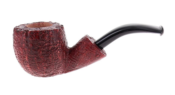 Pipa BACIGALUPI 1 ANCORA sabbiata marrone shape petite apple semicurva foratura centrale