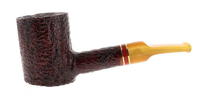 Pipa SAVINELLI St. Nicholas 2024 311 KS rusticata shape stand up cherrywood poker - FIltro 9mm - Edizione Limitata