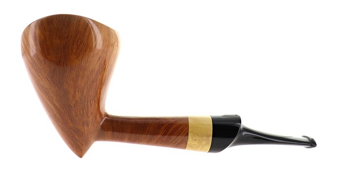Pipa Damini liscia marrone shape dublin pickaxe