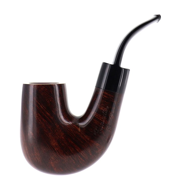 Pipe Caminetto 03.43 liscia marrone shape hungarian oom paul