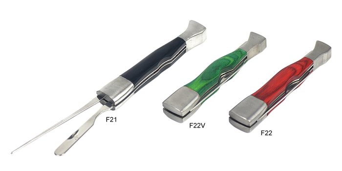 Lubinski - Curapipe SLIM Inox Rivestito in Ebano