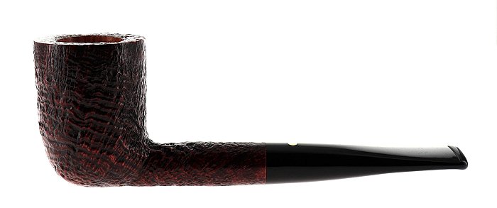Pipa Savinelli Punto Oro Gold 412 sabbiata scura shape dublin
