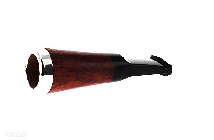 Fuma Toscano - Bocchino Hand Made CORTO in Radica e Metacrilato nero con Vera Argento