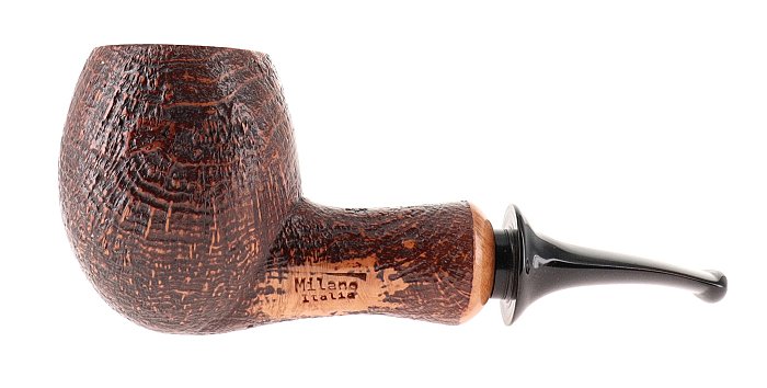 Pipa In Fumo Veritas MORELLINO sabbiata marrone shape apple semicurva