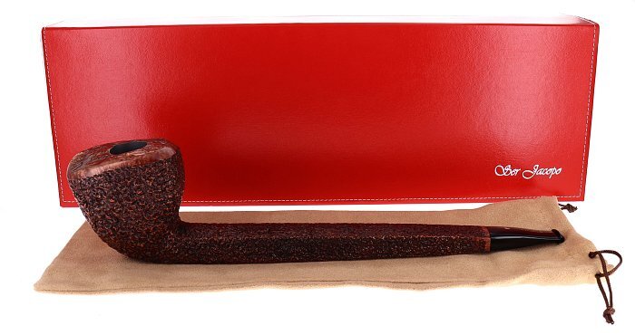Pipe Ser Jacopo dalla Gemma R1 EE 8 MAXIMA UNIGENA rusticata shape canted canadese dublin extra lunga