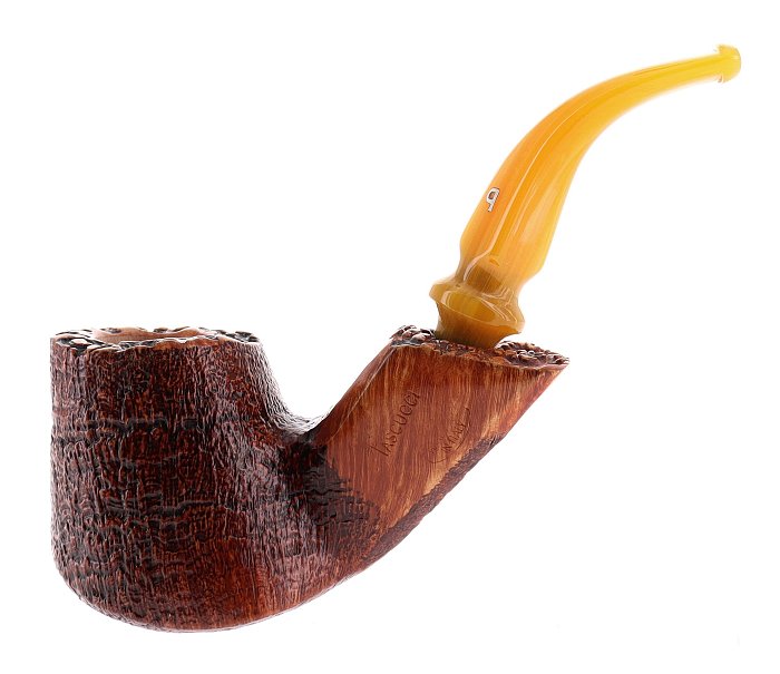 Pipa Pascucci SABBIATO marrone shape stand up bent vulcano barktop