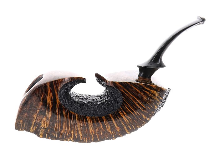 Pipa C-pipe GRUPPO 6 parzialmente rusticata shape freehand