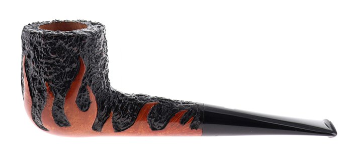 Pipa Castello 100° ANNIVERSARIO TABACCHERIA GUZZI Fiamme rusticata shape stand up fancy billiard Edizione Limitata Numerata N° 8/29