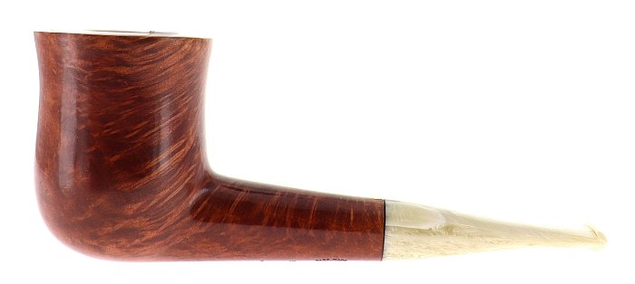 Pipa Amorelli * 1 STELLE liscia marrone shape freehand billiard