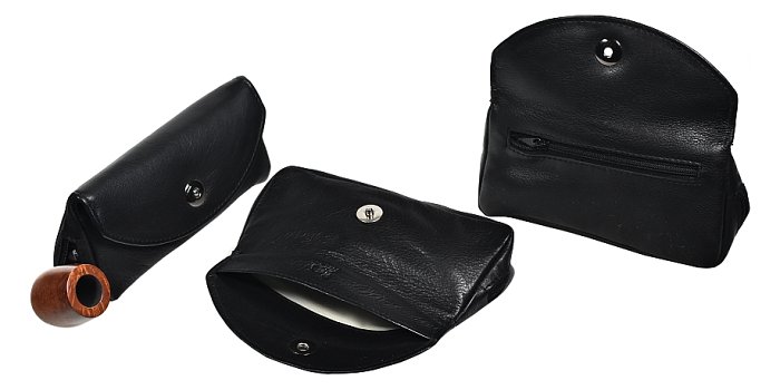 Lubinski - Linea "Magnet" Borsa 3 Scomparti (Pipa - Tabacco - Accessori)