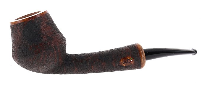 Pipa LEO MAGDA sabbiata marrone shape canted bulldog