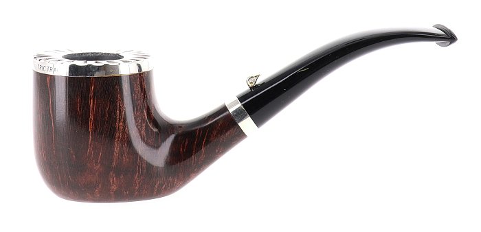 Pipa L'Anatra dalle Uova d'Oro BACKGAMMON liscia marrone shape stand up bent billiard