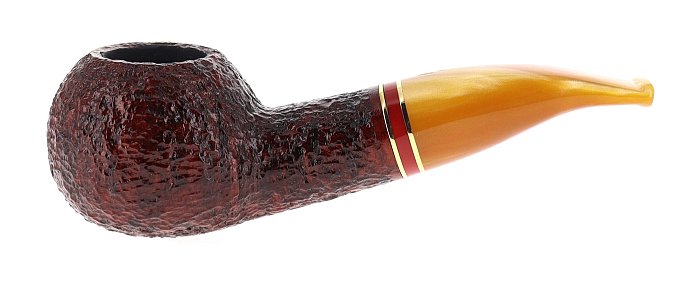 Pipa SAVINELLI St. Nicholas 2024 320 KS rusticata shape author - FIltro 9mm - Edizione Limitata