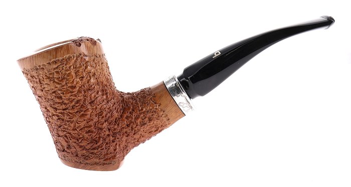Pipa Pascucci RUSTICATA chiara shape stand up cherrywood poker 9mm