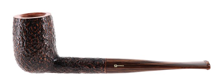 Pipa Savinelli TUNDRA 706 KS rusticata marrone shape billiard 6mm