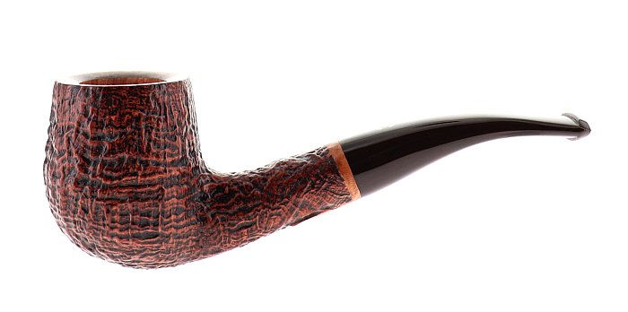 Pipa Il Ceppo GRUPPO 1 sabbiata marrone shape half bent apple