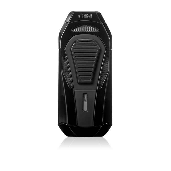 Colibri - Accendino BOSS III Triple Jet Flame Nero con CUTTER Integrato