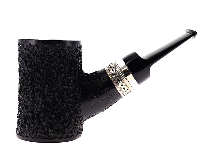Pipa Ser Jacopo dalla Gemma R1 DELECTA E MAXIMA MAXIMA  rusticata scura shape stand up poker