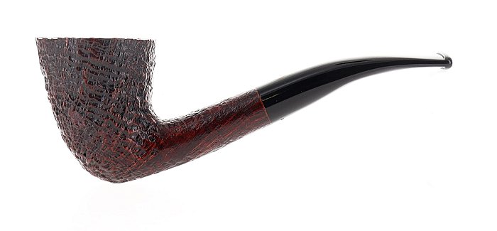 Pipa Savinelli Punto Oro Gold 920 KS marrone sabbiata shape half bent dublin