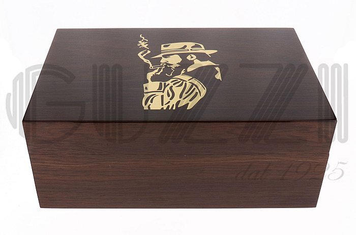 Gentili - Humidor Scatola Umidificata CHE intarsio per 30 Sigari o Toscani