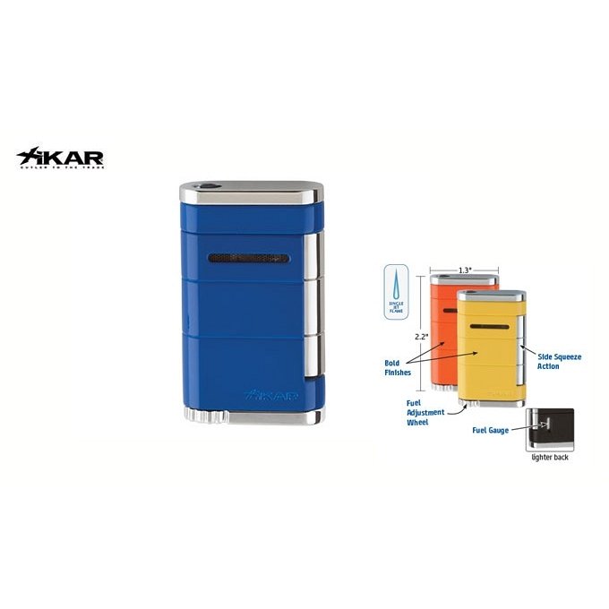 XICAR - Accendino JetFlame ALLUME SINGLE Blu Blue Reef