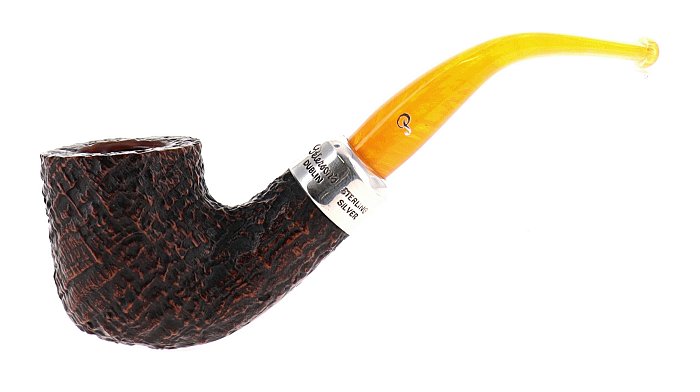 Pipa Peterson of Dublin ROCK OF CASHEL 01 sabbiata marrone shape bent pot