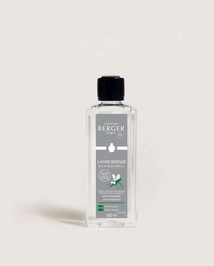 Lampe Berger - Anti Mosquito Zanzare Vent d'Ocean 500ml (Ricarica per Lampe)
