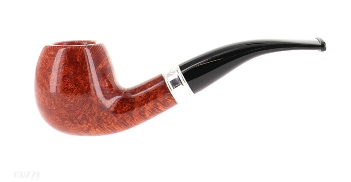 Pipa Savinelli 145° ANNIVERSARIO liscia marrone shape half bent apple Edizione Limitata Numerata N. 75/145