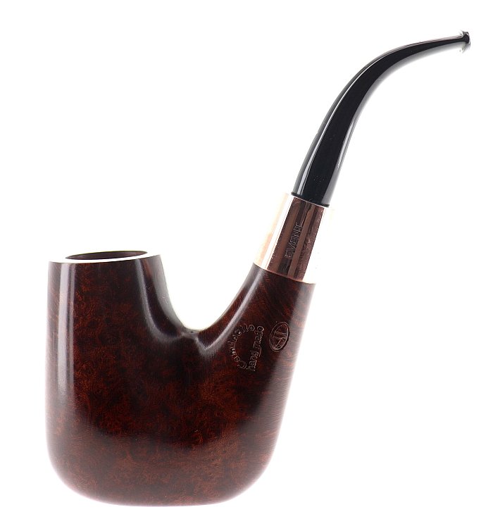 Pipa Caminetto EVENT 2023 liscia marrone shape stand up hungarian oom paul