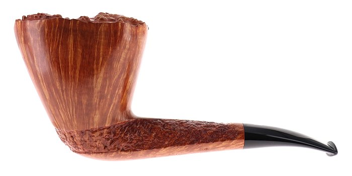 Pipa Castello GREAT LINE COLLECTION FIAMMATA KKKKK parzialmente rusticata shape magnum dublin barktop semicurva