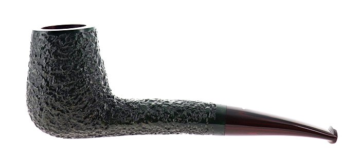 Pipa Caminetto 08.43 rusticata verde shape canadese brandy semicurva
