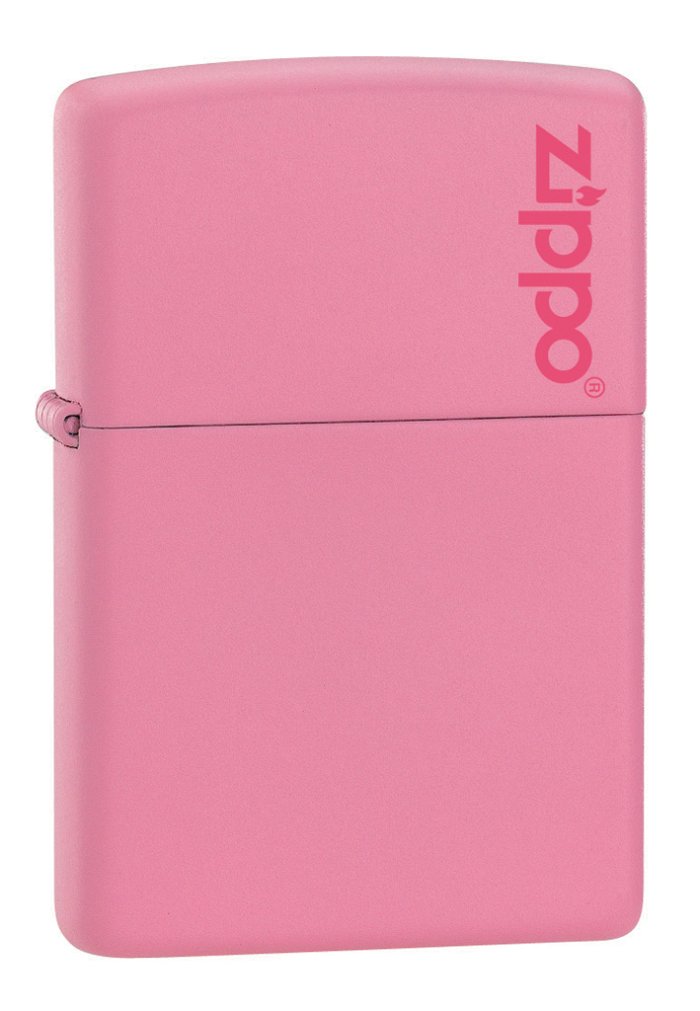 Zippo Rosa Matte con Logo